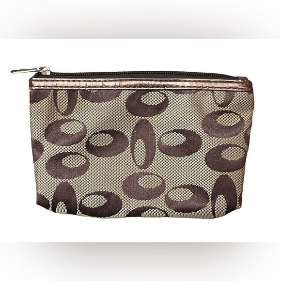 Make-up Bag Accessories Change Brown Tan Beige - Picture 2 of 3